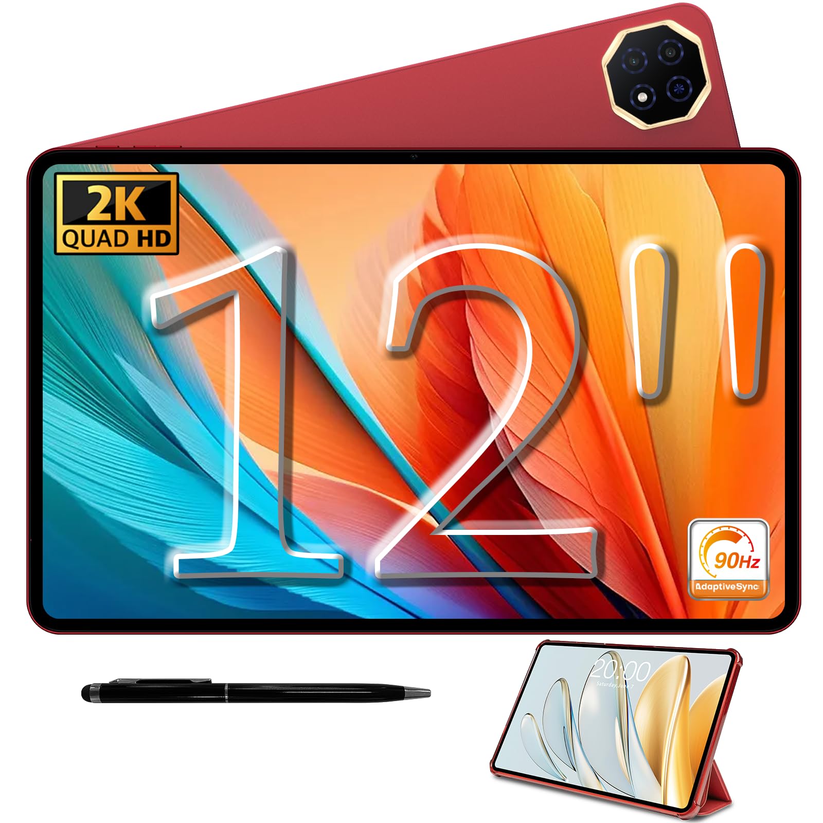 TECLAST Tablet T60AI Android 15 Tablets, 12 Inch 2K Display