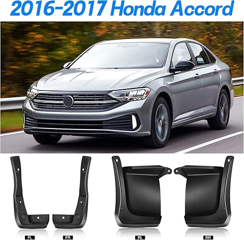 Miniatura 5 de BDFHYK Protectores contra salpicaduras de barro, 4 unidades de protectores de lodo laterales delanteros y traseros compatibles con Honda Accord