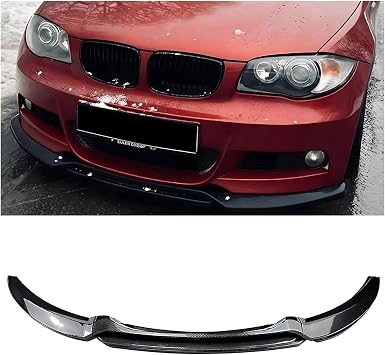Convertible Front Bumper Lip Flap Splitter Compatible For BMW 2006-2013 E82 2-Door Coupe E88Fake carbon