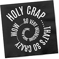 Vista 25 de Twisted Wares - Divertidas servilletas de cóctel - Creo que eres genial y soy solo una servilleta - Servilletas de cóctel boutique - Perfectas