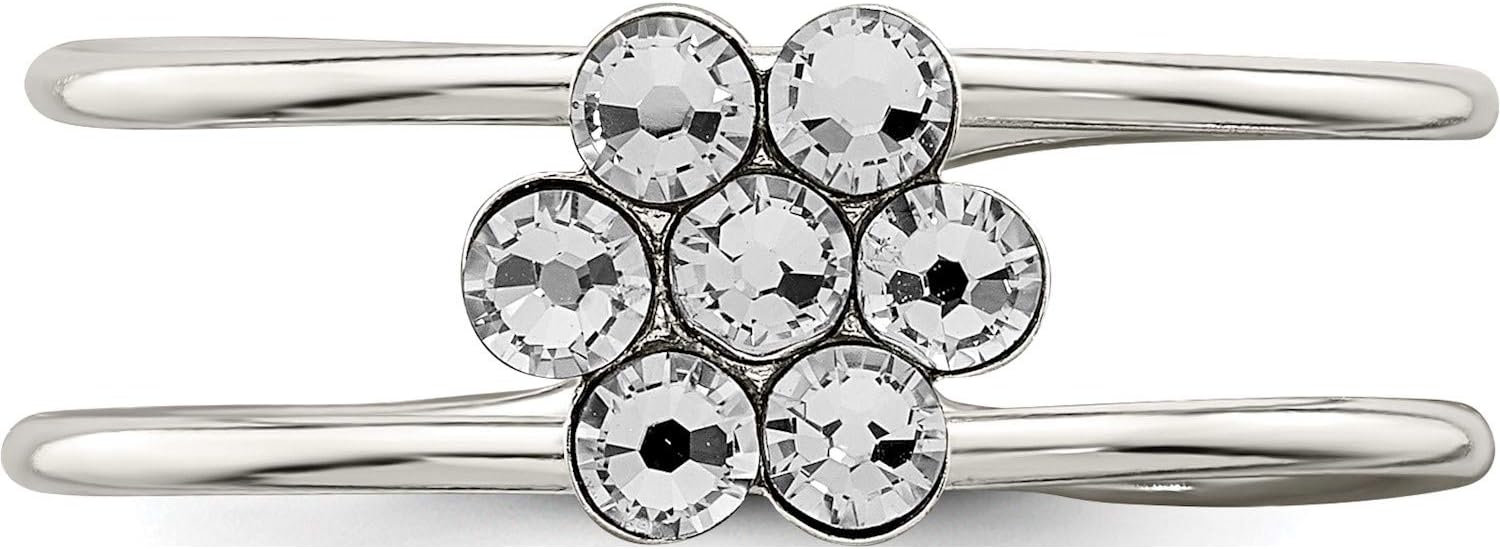 Sterling Silver Cz Flower Toe Ring - Jewelry By Sweet Pea