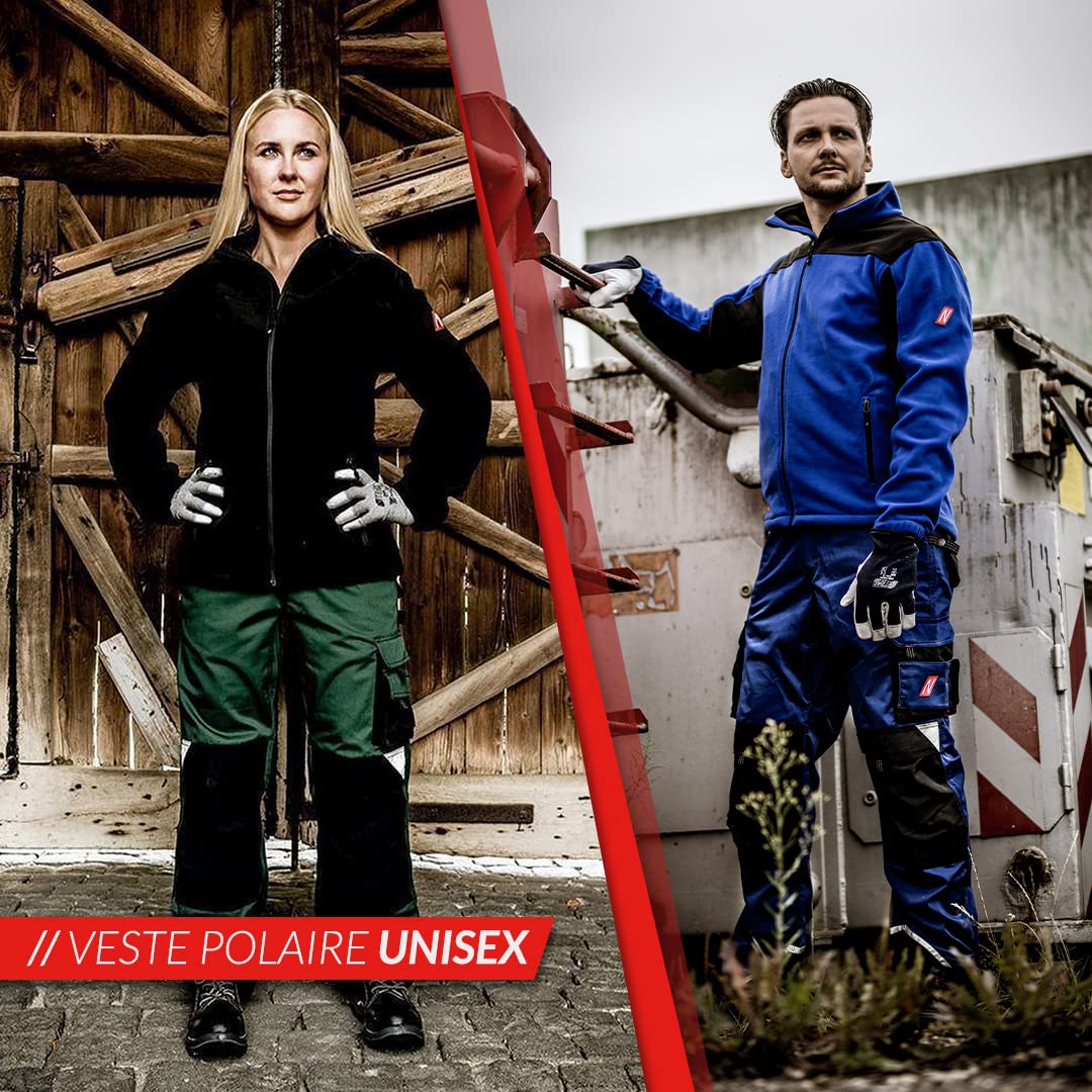 Nitras Motion Tex Plus Work Jacket - kurtka przeciwdeszczowa z miękkim polarem - ciepły i wygodny sweter