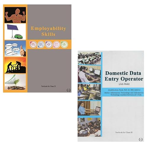 Class 9th Combo Domestic Data Entry Operator And Employability Skills Textbook for Class IX CBSE (Cbse Vocational Course)