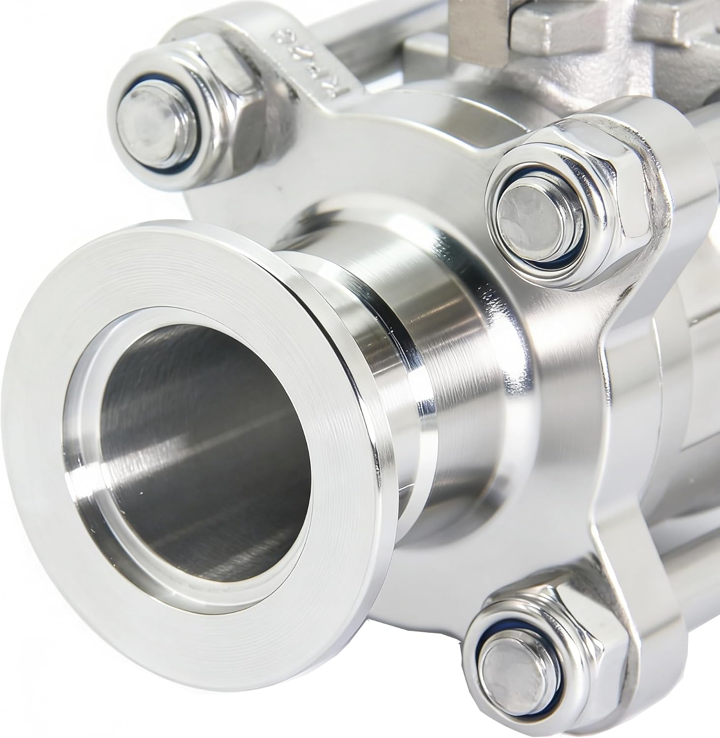 QiiMii KF-25 Vacuum Ball Valve Clamp Valve with Locking Device, Stainless Steel 304