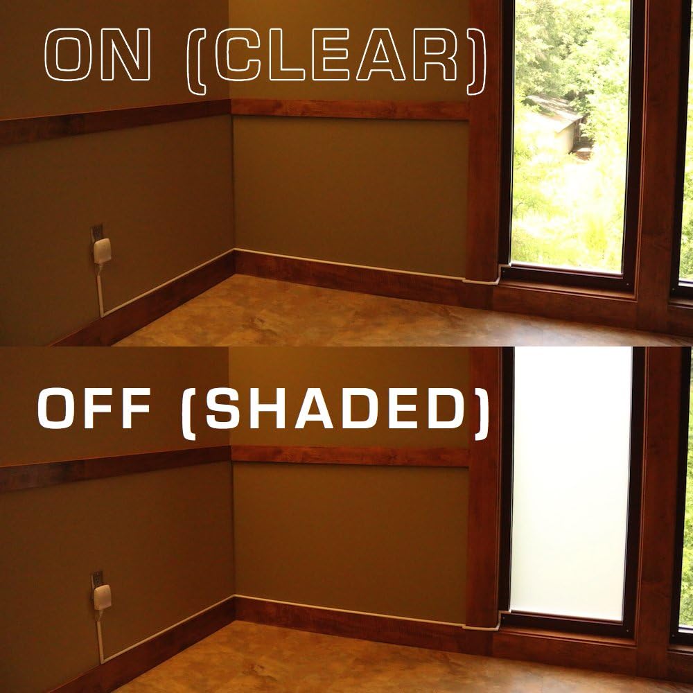 47.24 in. x 72 in. Self-Adhesive Switchable Electronic Privacy Window Film