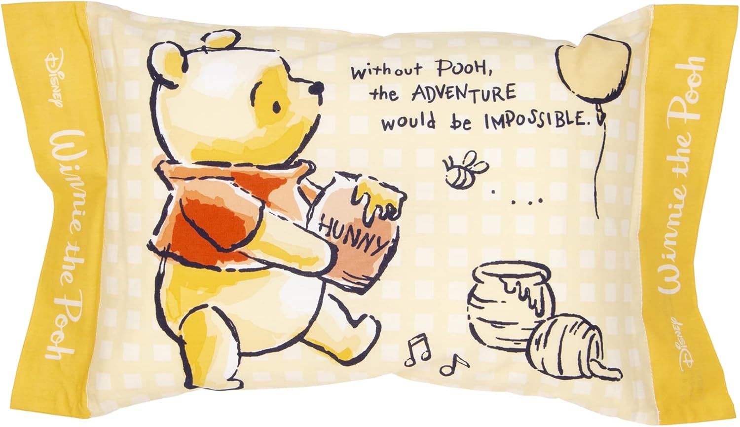 Amazon Co Jp モリシタ Disney ディズニー くまのプーさん アドベンチャー 洗える こども用枕 39 28 9cm ホーム キッチン