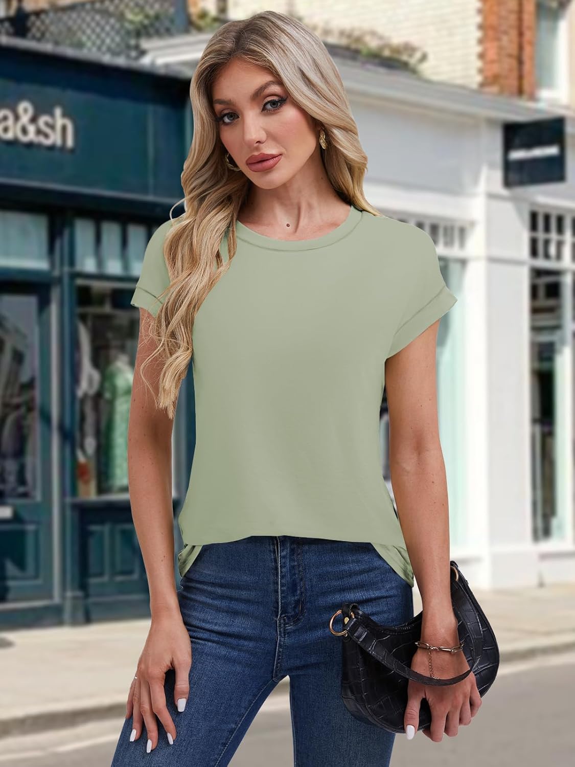 Womens Tops Plus Size Spring Clothes 2025 Lightweight Blouses Beach Vacation Summer Outfits Trendy Fashion T Shirts - Image 6