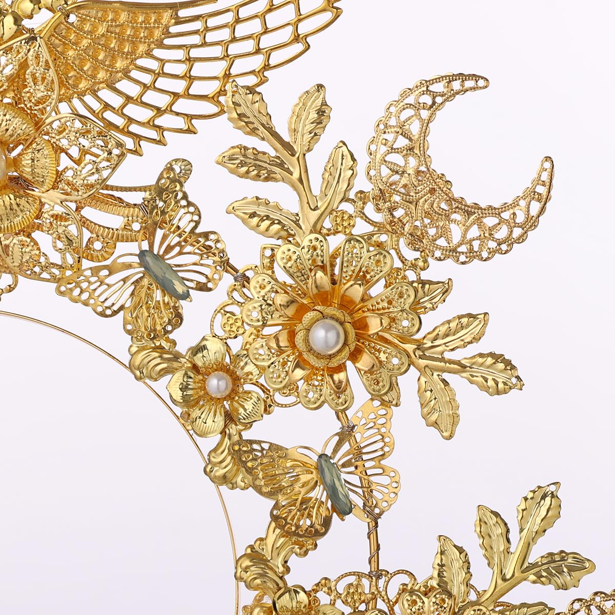 Amazon.com: COSDREAMER Mary Halo Crown Headwear Spiked Zip 