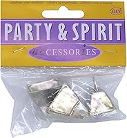 Vista 2 de Cencerros de 1" (3 unidades PKG.) (Plata)