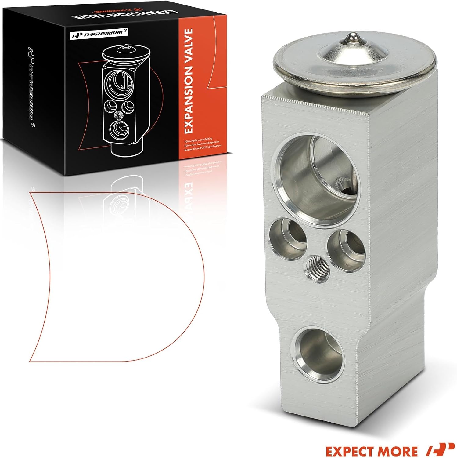 A-Premium Rear AC Expansion Valve Compatible with Toyota Sequoia 2009-2019