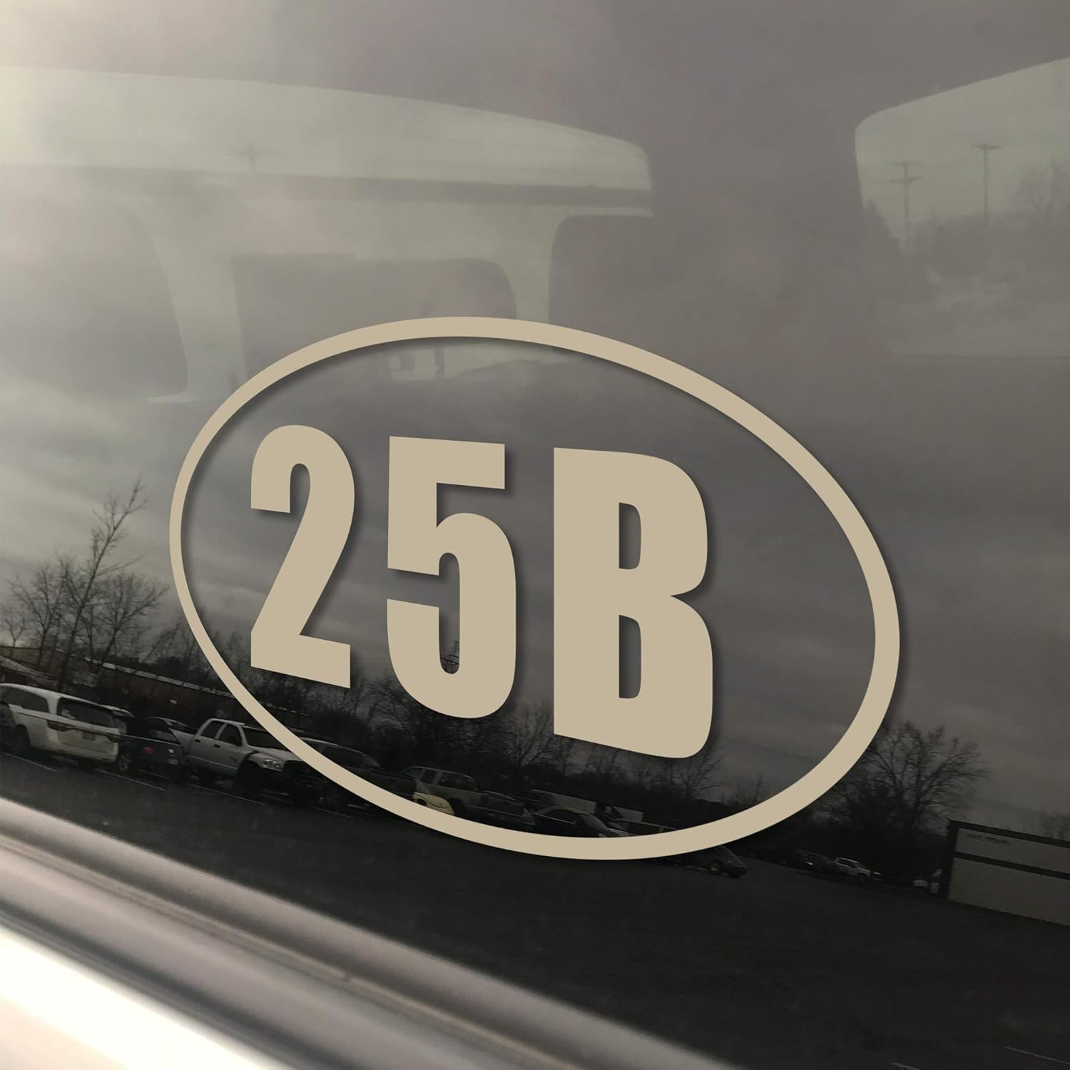 Oval MOS 25B Information Systems Operator Analyst Window Decal. Free Lifetime Replacement. 3" x 5" Heavy Duty Die Cut Vinyl Veteran Bumper Sticker. (Green, 50)