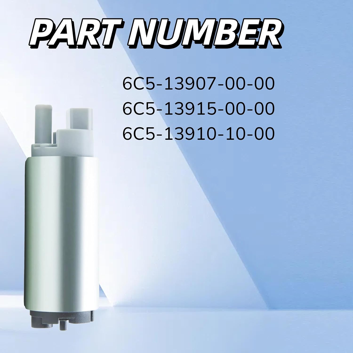 6C5-13907-00-00 Fuel Pump Fit For Yamaha Outboard 4-Stroke F50 F60 F70 F75 F80 F90 2005-2016 Replaces# 6C5-13907-00-00 6C5-13915-00-00