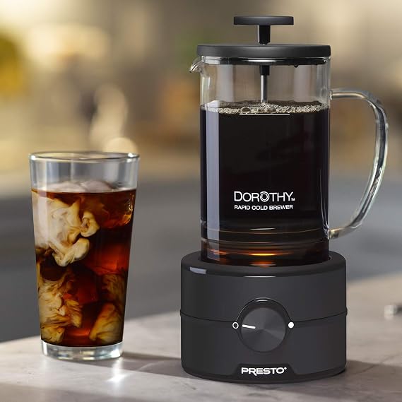 Amazon.com: Presto 02937 Dorothy™ Cafetera eléctrica de cerveza fría rápida  (renovada) : Hogar y Cocina