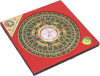 Feng Shui Compass, Chinese Feng Shui Luo Pan Tool Ancient Compass Good Luck Survey Geomantic Omen Exorcise Evil Spirits Geomantic
