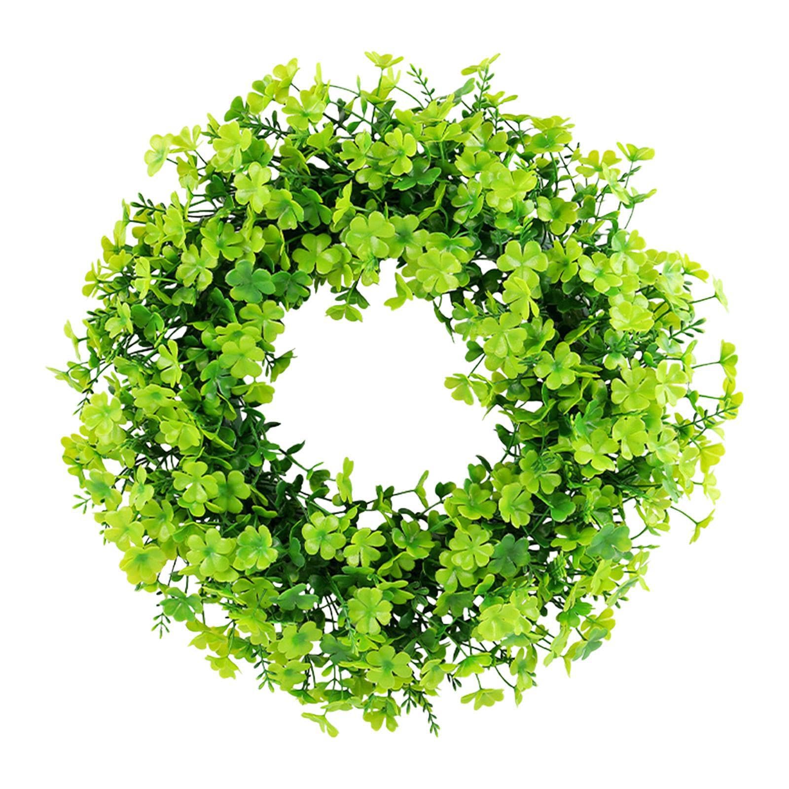 Yixannx Green Saint Patricks Day Wreaths Beautiful Ornaments Front Door Or Wall Decor Bringing Joy To Any Setting St Patricks Day Decorations Wreath Ornaments