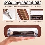 MAANGE Makeup Brushes Set, 13 PCS Premium Double-Ended Makeup Brush Foundation Contour Blush Blending Concealer Eyeshadow Brush Set Professional Make Up Brush Set (Coffee)