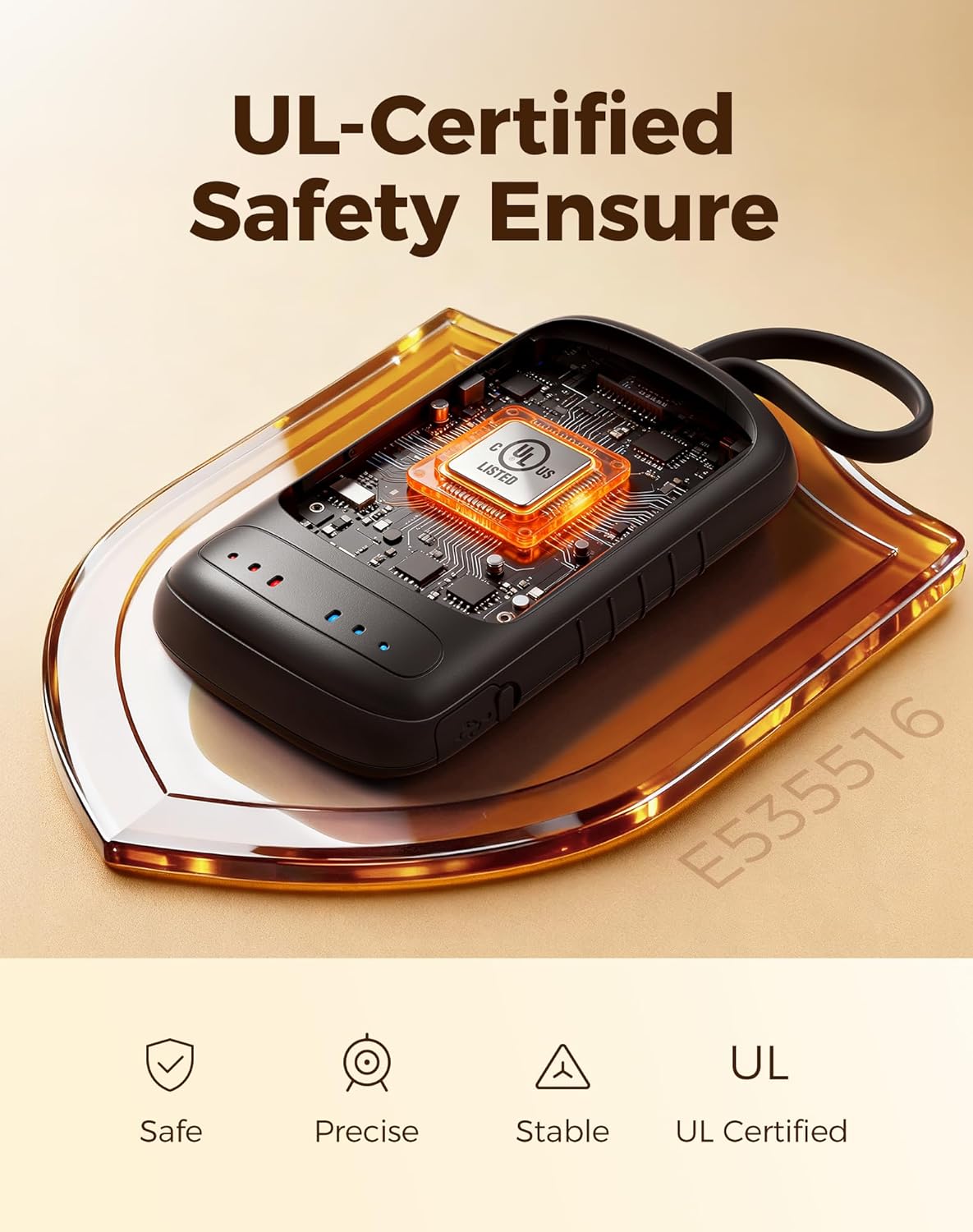 OCOOPA Dual-Sided Hand Warmers Rechargeable 2 Pack, Stocking Stuffers for Men Women Teens Boys Girls, White Elephant Gifts for Adults, Gifts for Men Wp, Heated Gloves Must Have, Hunting Essentials - Image 3