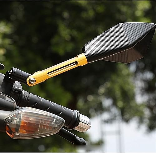 Miniatura 3 de LHSM Espejo retrovisor universal de motocicleta CNC de aluminio para Jawa BMW S1000r para Honda Shadow 750 Pcx 125 para Yamaha TDM 850 Cb400 Espejo