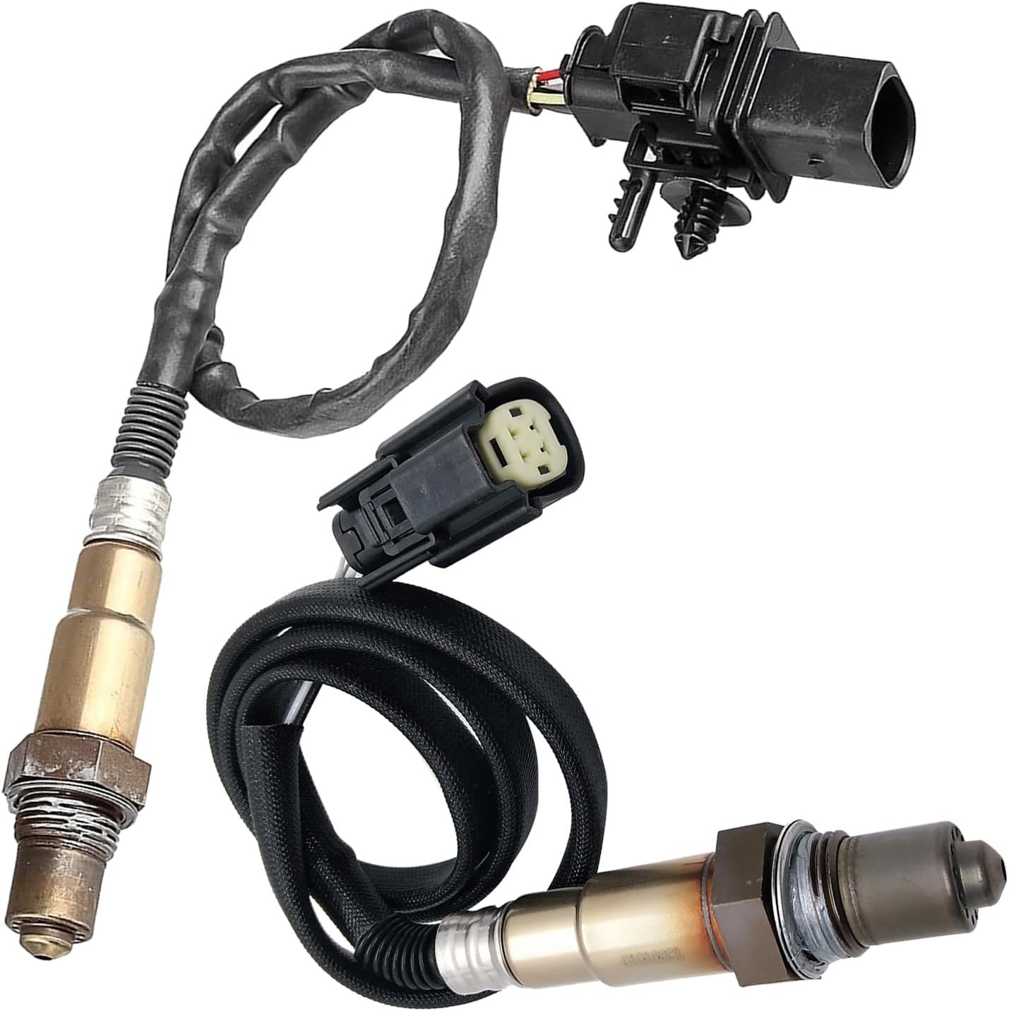 2Pcs Oxygen Sensor Upstream and Downstream Air Fuel Ratio O2 Sensor Fit For 2012 2013 2014 2015 Ford Focus Fusion 2.0L 1.6L,for 2015 Lincoln MKC 2.3L O2 Sensor 234-5113 234-4575