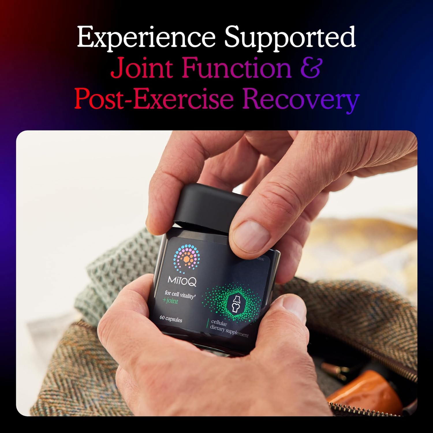 MitoQ +Joint Advanced CoQ10 Antioxidant Supplement - Contains Mitoquinol Mesylate & Green Lipped Mussel Omega Oil Extract - Supports Healthy Joint, Mobility and Cell Vitality (60 Softgel Capsules) - Image 5