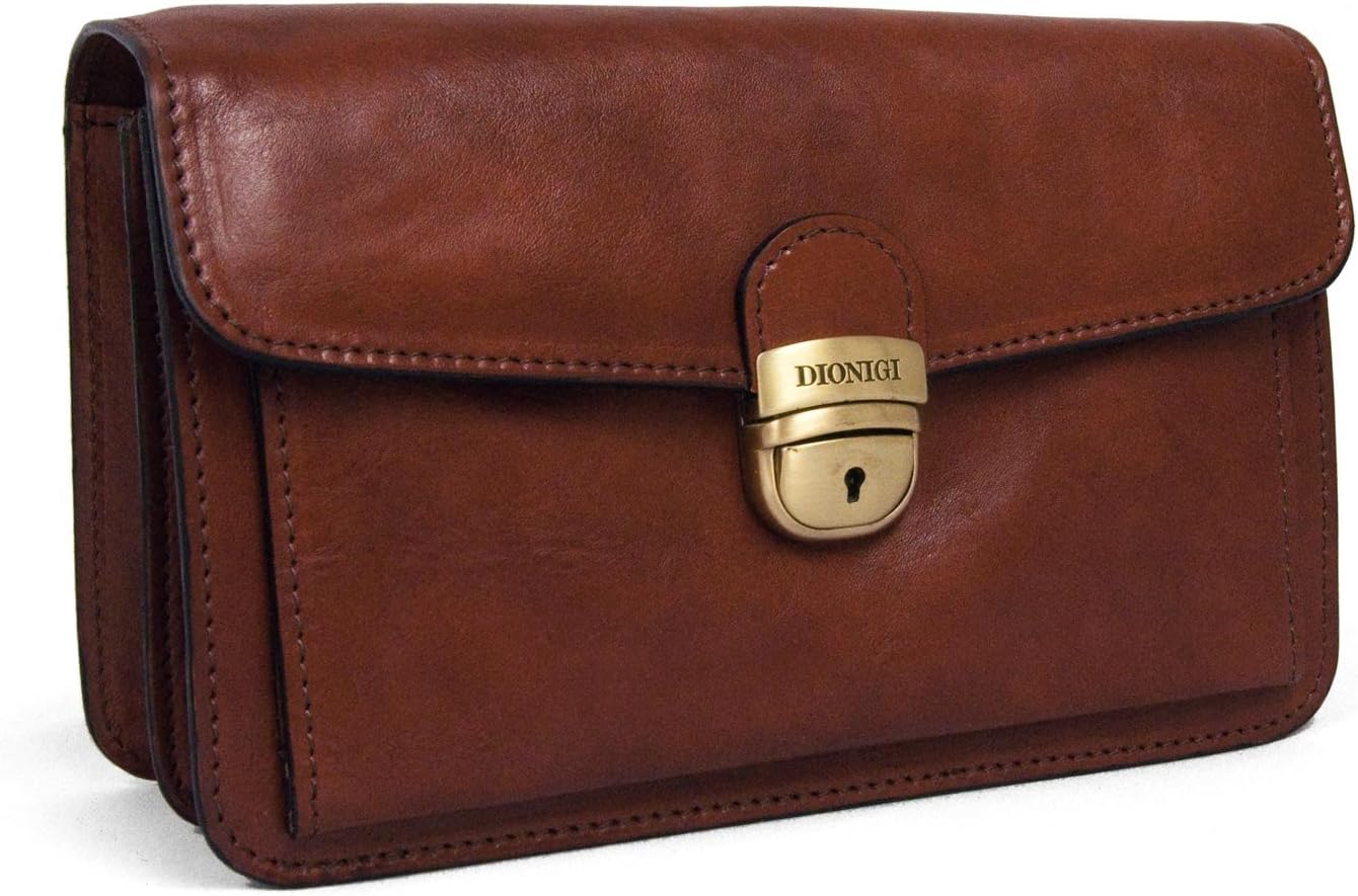 LUCIO - Italian Leather Executive Clutch for Men