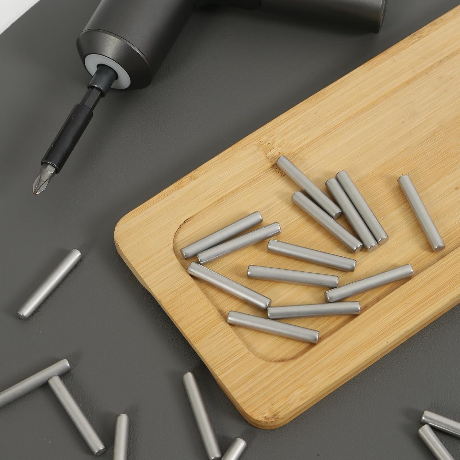 25 Pcs 6mm x 40mm Shelves Dowel Pin,304 Stainless Steel, Shelf Support Pegs Pin Rod Fasten Elements Metal Shelf Pegs
