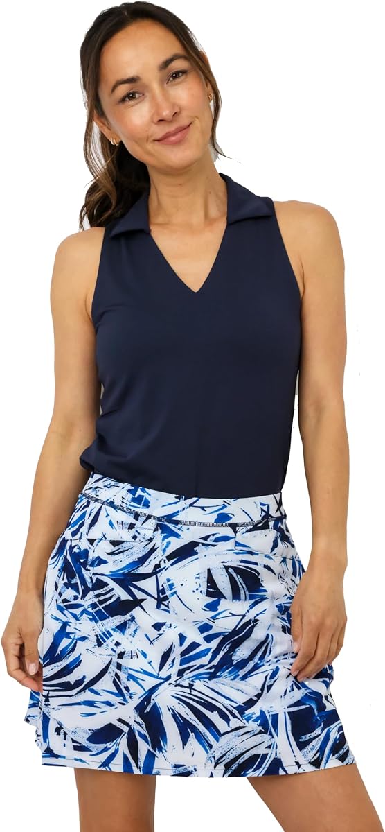 RLX Ralph Lauren Women's Exploded Palm Aim Golf Skort Small S