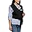 Moby Baby Wrap Carrier Evolution for Newborns to Toddlers (8-33lbs), Infant Sling Carrier, Lightweight & Hands Free Design, Adjustable for All Body Types, Baby Registry Gift (Black)