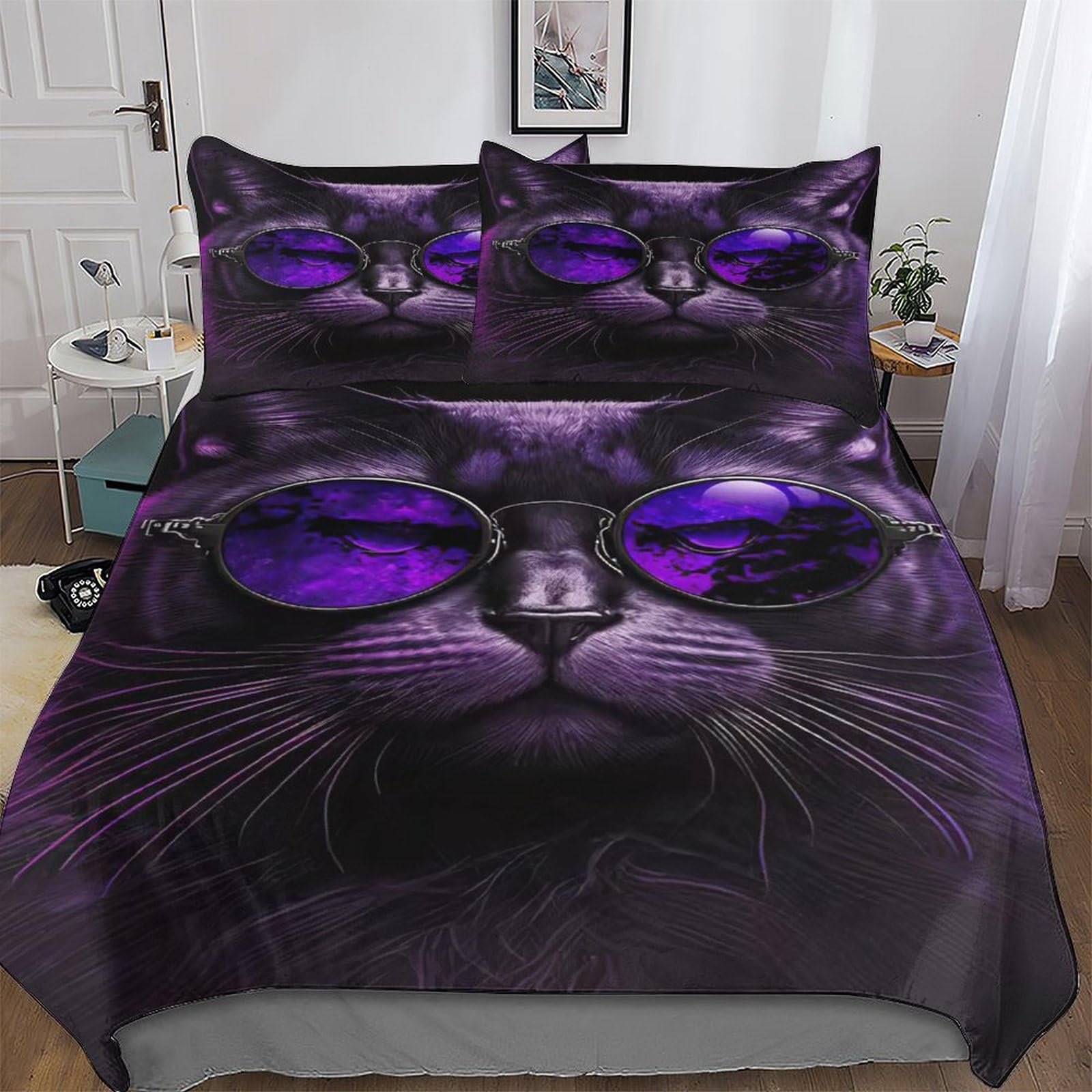 Housse de couette chat hypoallergénique pour en finir avec les allergies nocturnes