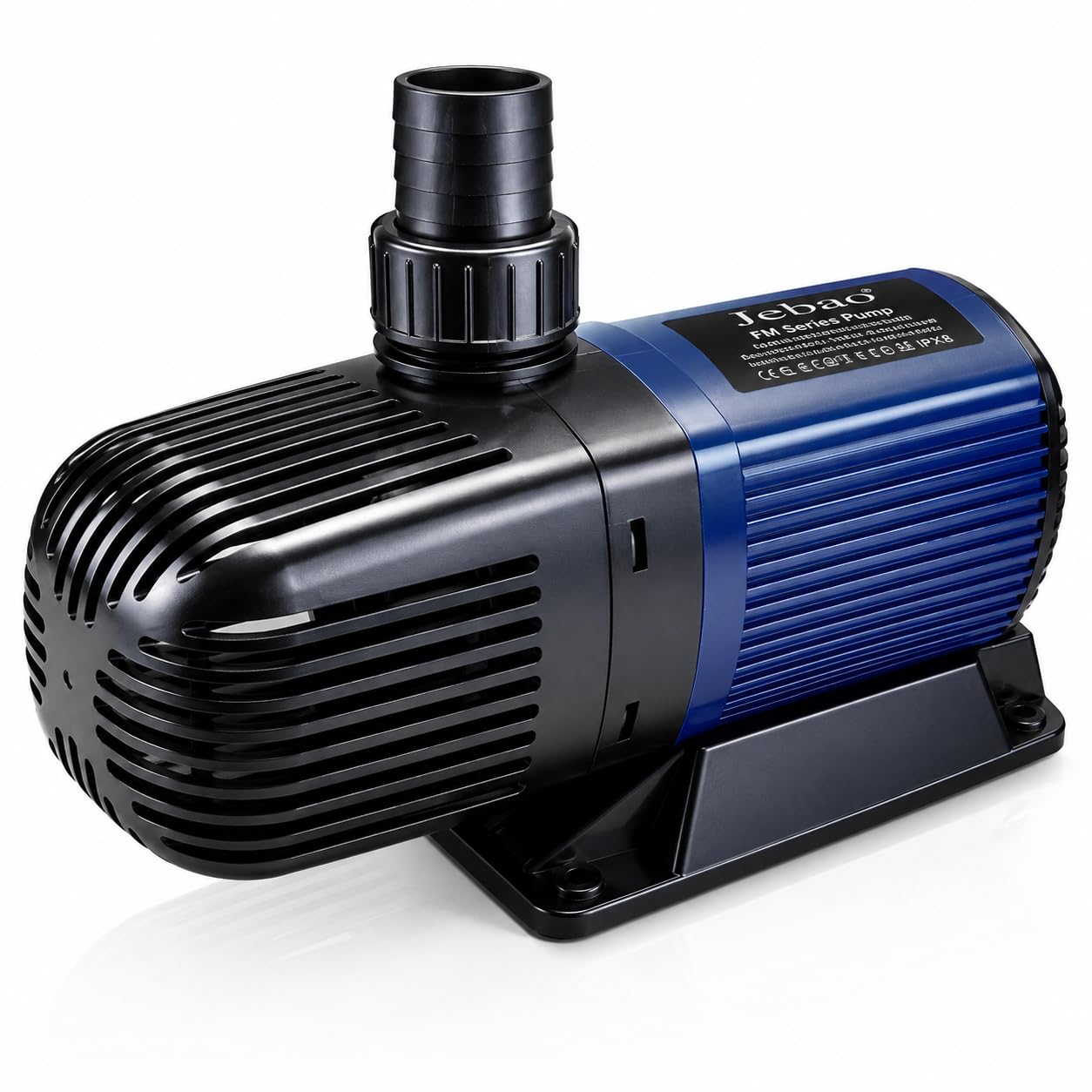 Jebao FM-10000 ECO Submersible Garden Pond Pump 10000 LPH | Waterfall, Filter & Water Feature Pump | 5.3m Head Height | Automatic Dry Run Protection