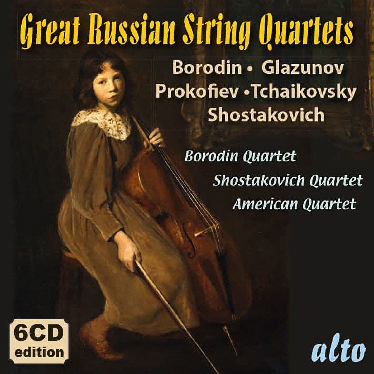 Borodin Qt / Shostakovich Qt / American Sq Great Russian String Quartets (borodi