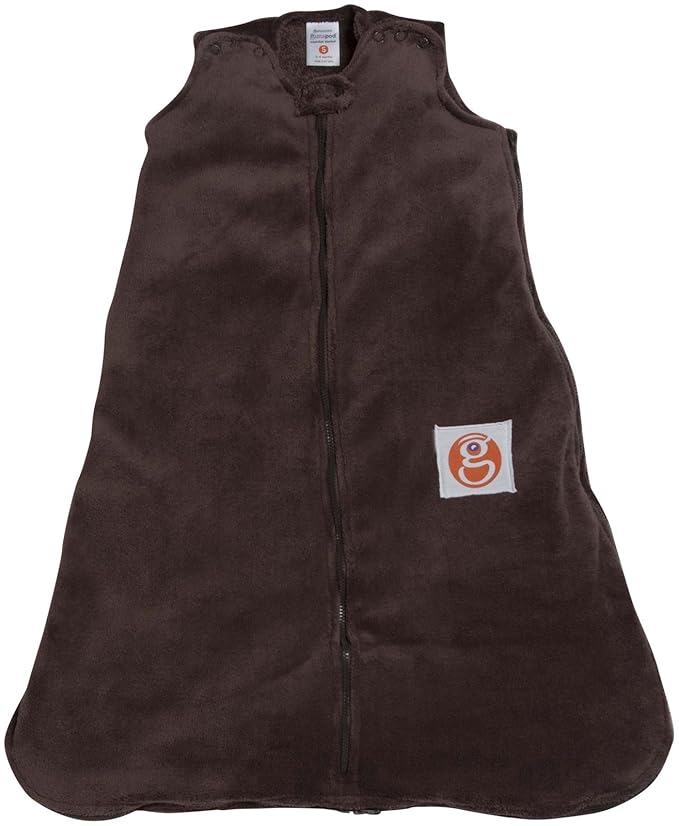 Gunamuna Gunapod Wearable Baby Sleepsack, Chocolate, Large Baby