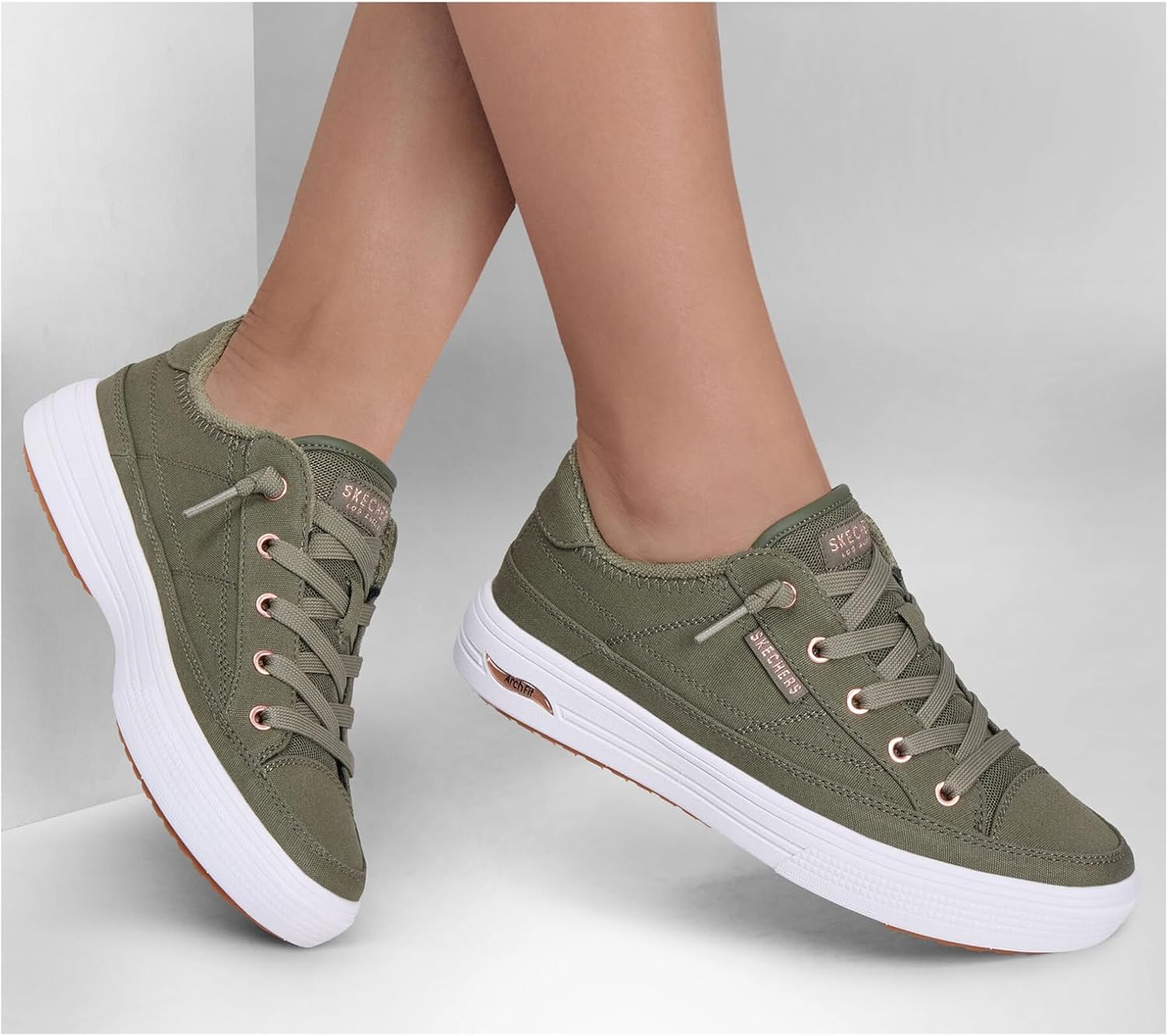 Skechers Women's Arch Fit Arcade Meet Ya There Sneakers - Image 2