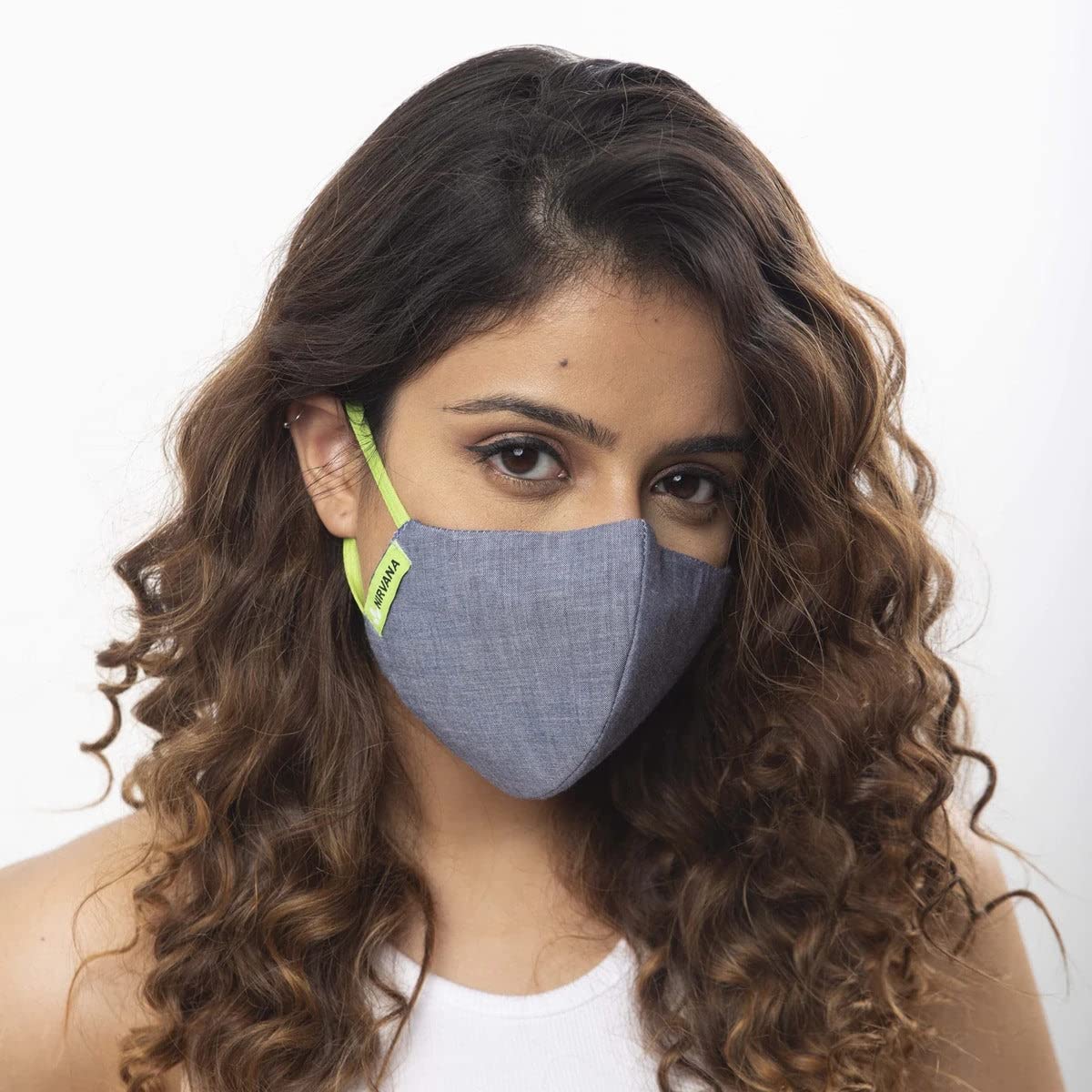Nirvana Being Cotton Mask Reusable And Washable For Kids & Adults | Anti Pollution Mask (Atlas-Small) 1