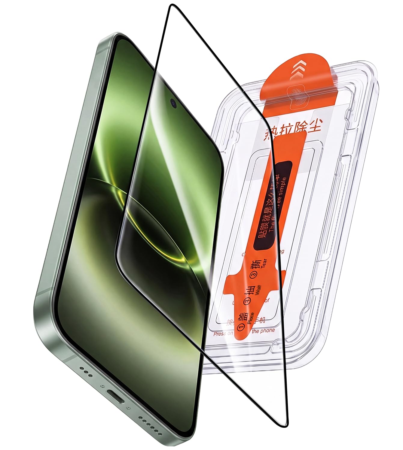 Lensarmor EZ Fit Compatible with Vivo X300 Ultra Tempered Glass Screen Protector, 9H+, Military Grade, Ultrasonic Fingerprint Compatible, Easy Installation Tray, Re-Register Biometrics, HD Clear & Case Friendly-image-45