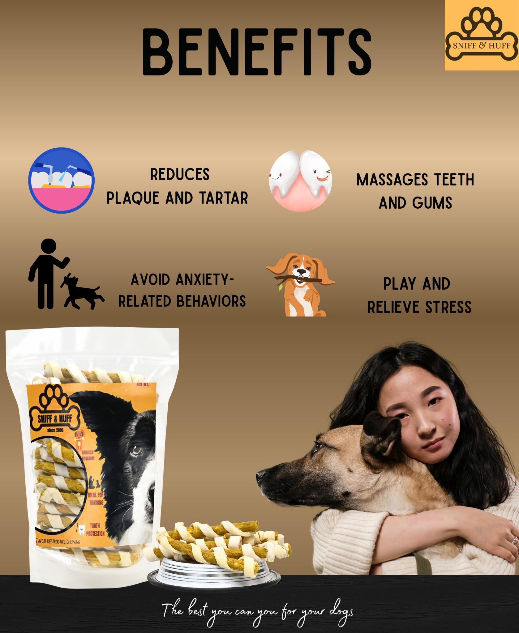 750g Grams Chew Sticks for Dogs Small - Adult Dog Chew Stick Munchy Stick Real Mutton Flavors Dogs Snacks, Dog Treats for Puppy, Protein - Training Chew (750g Grams) 3