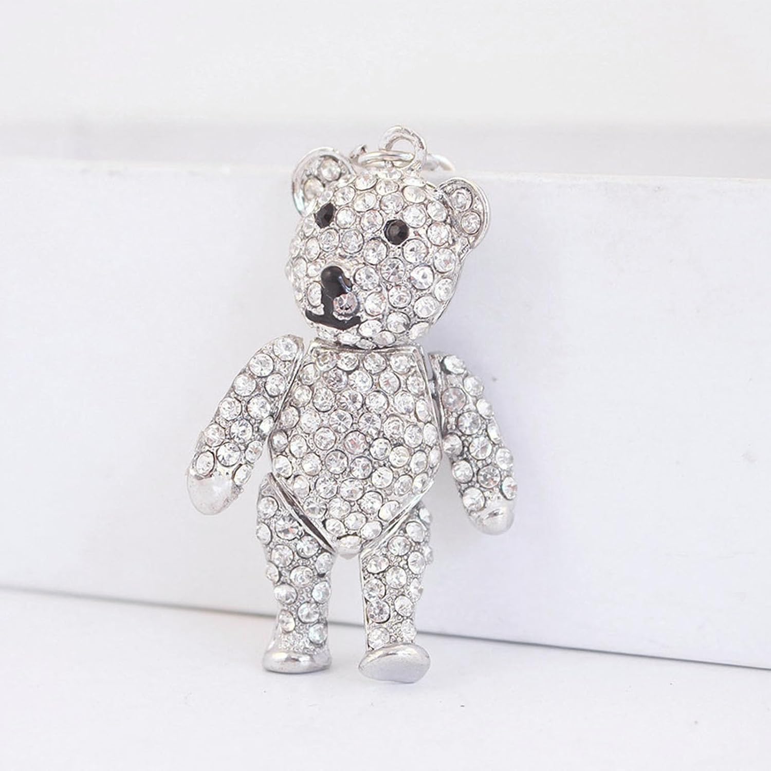 Bling Keychain Artificial Crystal Pendant Keychain Rhinestone Car Key Keychain For Bags Wallets Backpacks - Image 5