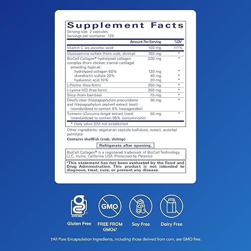 Miniatura 2 de Pure Encapsulations - Restauración de ligamentos - Suplemento dietético ayuda a mantener tendones, ligamentos y articulaciones saludables - 240