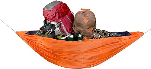 Miniatura 2 de onewind Hamaca de engranaje, mini almacenamiento, accesorios de campamento, hamaca portátil, para debajo del vientre, hamaca