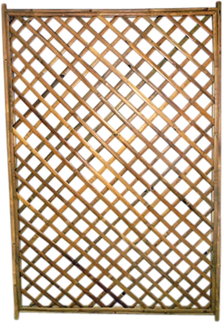 Framed Bamboo Panel with Diamond Lattice Opening 72H x 48"W"