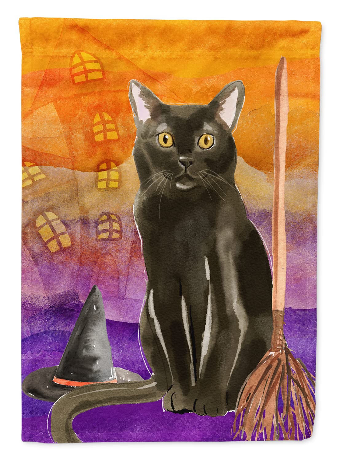 Drapeau de maison Halloween Caroline's Treasures en toile canvas haut de gamme