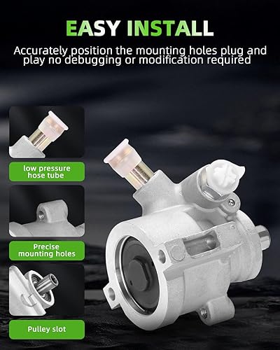 Miniatura 5 de SCITOO Bomba de dirección asistida compatible con Chevrolet Corvette C5 1997-2004 V8 5.7L, Corvette C6 2005-2007 V8 6.0L, Corvette C6 2008-2013 V8