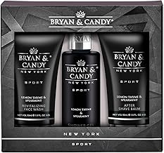 Bryan & Candy Complete Face & Body Care Kit Gift Set for Men |100% Vegan | Skin-Friendly pH 5.5 for All Skin Types,SLS & Paraben Free (Small Lemon & Thyme Kit)