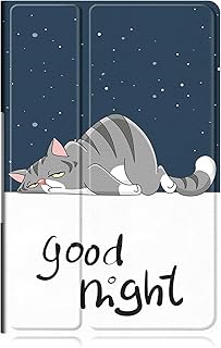 【FENUSL】For Lenovo Tab Plusケース超軽量 極薄ほごスリーブ 対応レノボ タブレットTab Plus 11.5インチZADX0061JPカバー 高級PUケース ほごシェル放熱 全面保護カバー対応Lenovo Tab Plusモデル番号TB351FUカバー 手帳型保護ケース (ネコ匹)