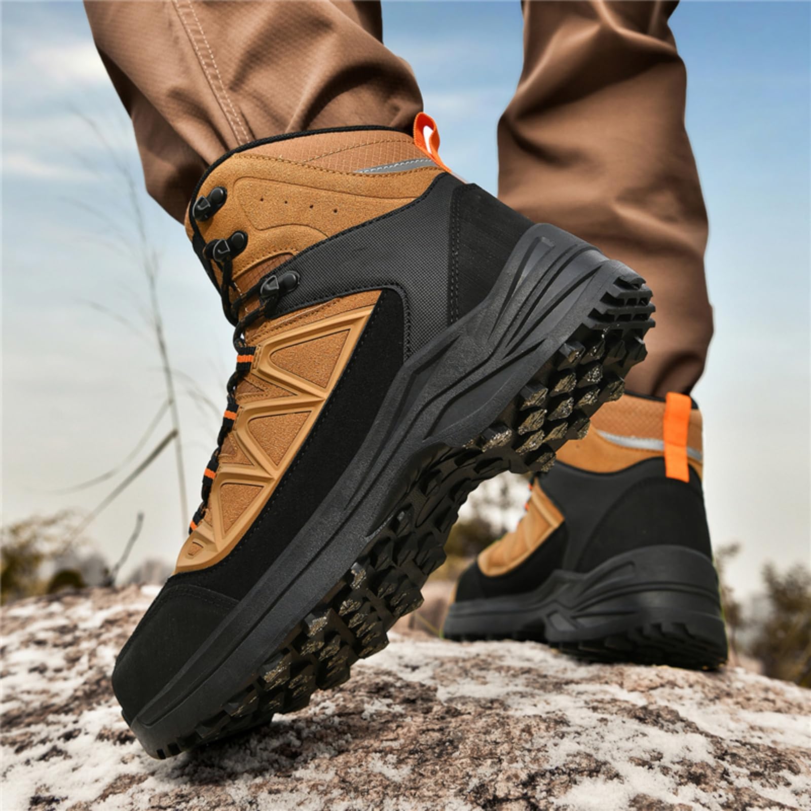 Botas Senderismo Impermeables Hombre Botas Combate Exteriores