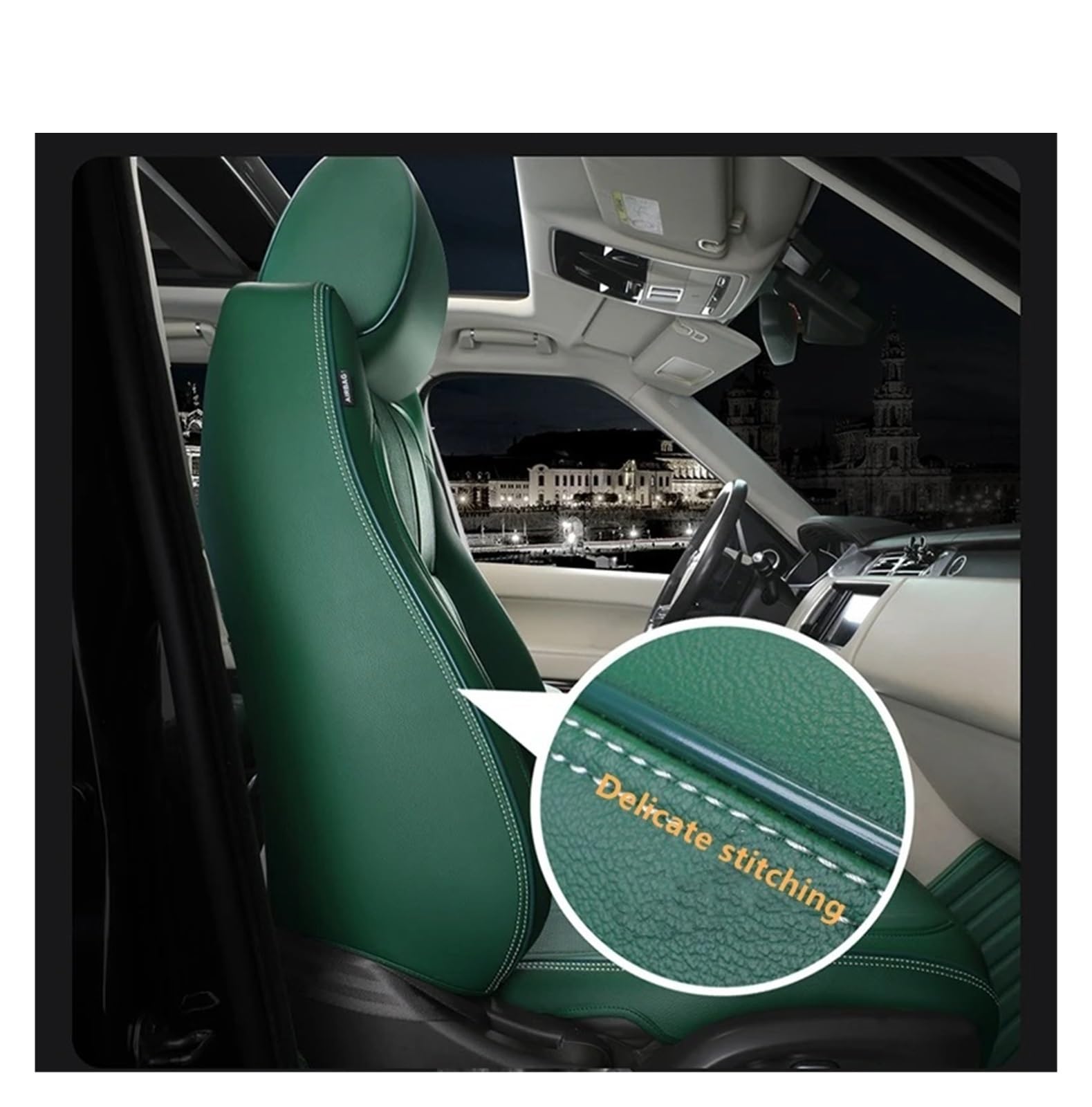 Protections Siège PU Ensemble Complet De Housses Siège Auto pour Ranger pour Rover(Burgundy)