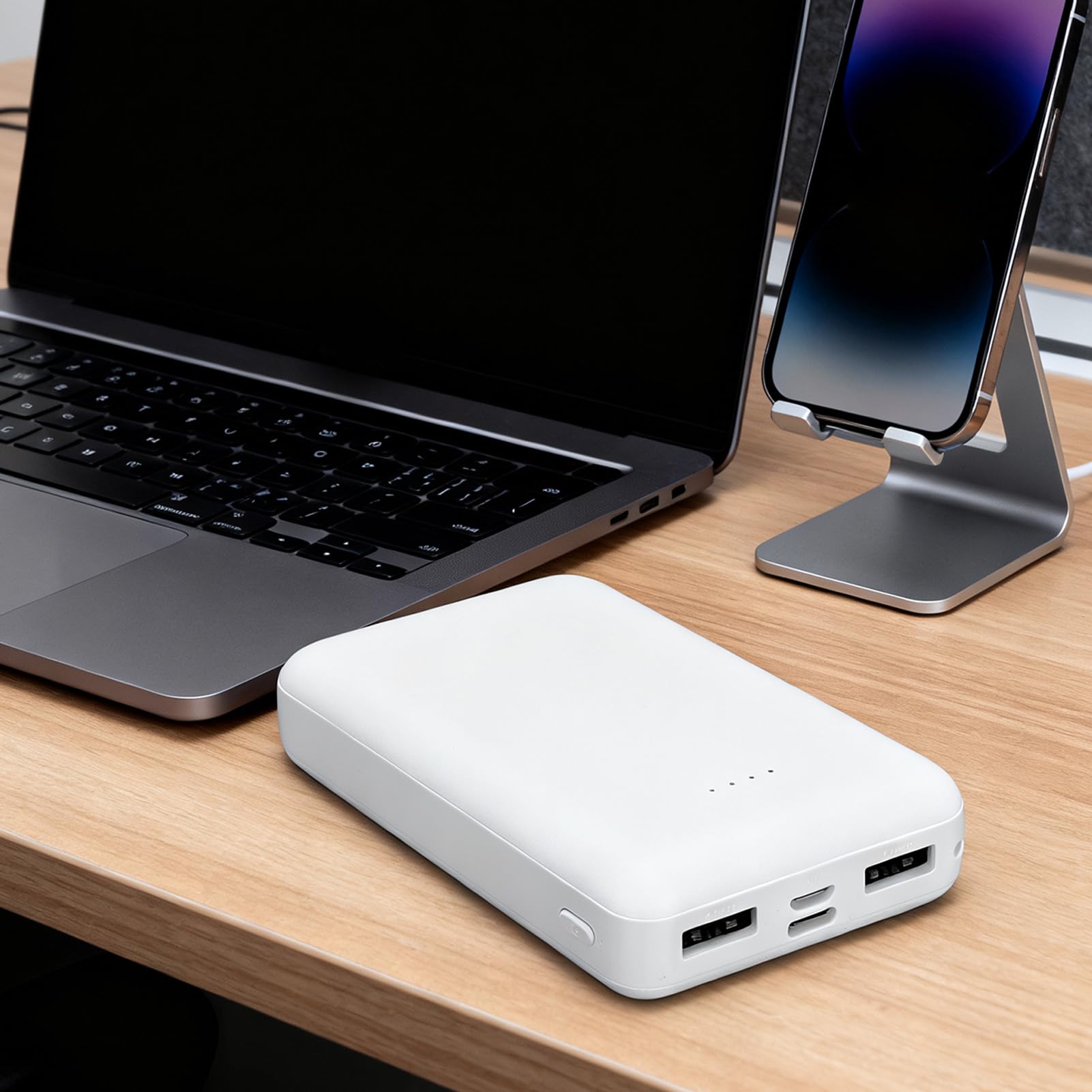 Topiky Batterie Rechargeable, Batterie Externe Portable 10 000 MAh pour Gilet Chauffant, Veste, Pantalon, Gilet Chauffant, Charge Portable à Recharge Rapide pour Vêtements Chauffants, Chaise de