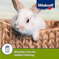 Vista 5 de Vitakraft Granos reventados de conejo y palitos de miel, paquete de 2, 3.0 onzas