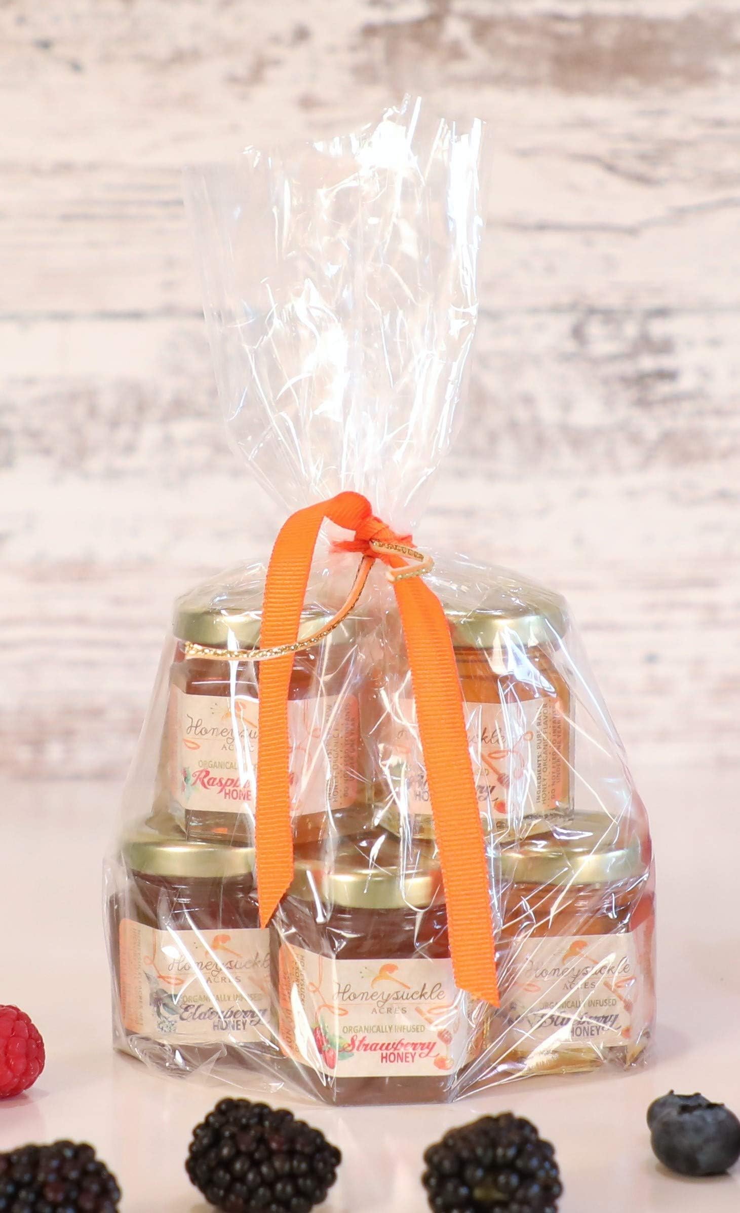 Berry Honey Gift Set - Organically Infused - 6 Pack (Net Wt 2 Oz Each)