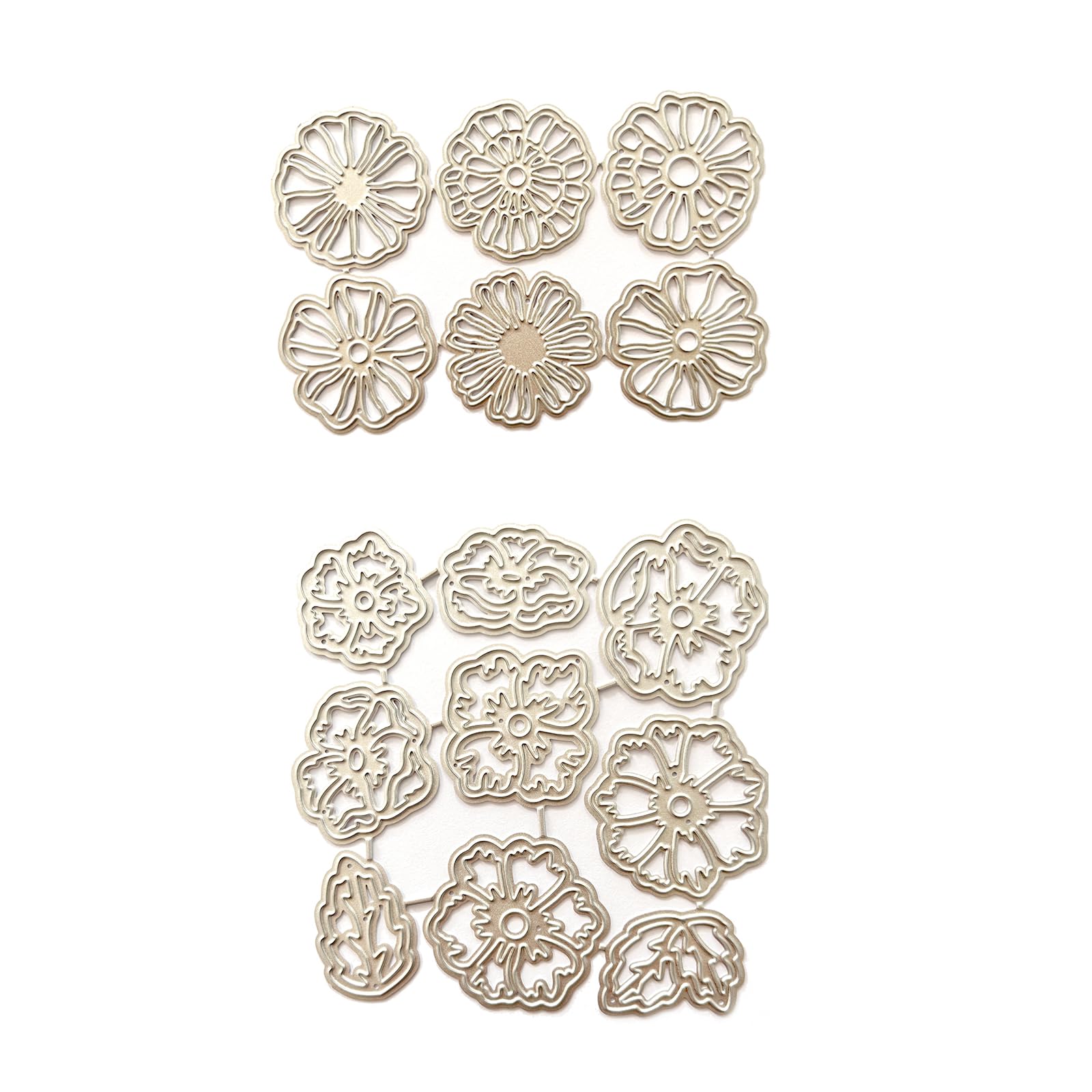 Tsophreniq Flowers Metal Cutting Dies Stencils for Scrapbooking Decorative Embossing Paper Cards Template Decor Die Cuts Embossing Stencil